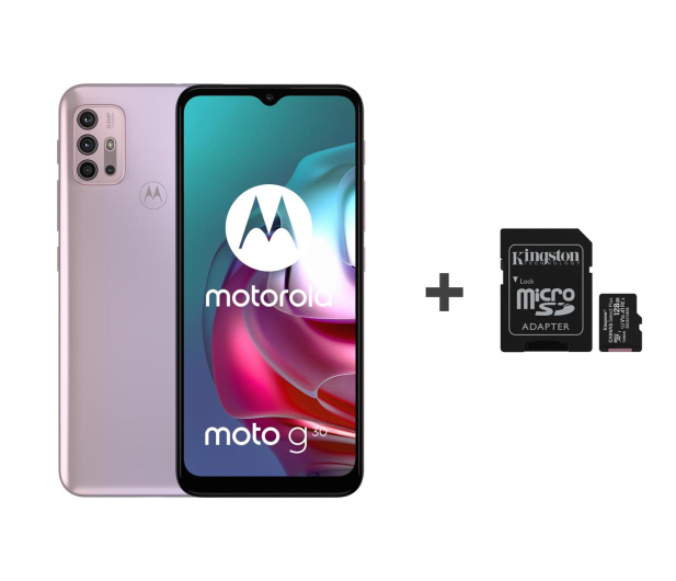 Motorola Moto G30 6/128GB Pastel Sky 90Hz + 128GB - 632498 - zdjęcie